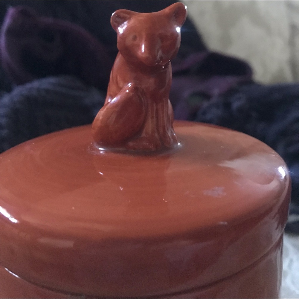 Threshold Canister with fox Lid